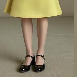 Soda Glossy Buckle Mary Jane Flats Size 9 NWT